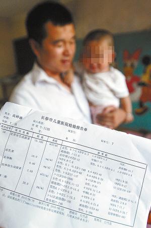6個(gè)月大女?huà)胂律砟鲅议L(zhǎng)懷疑與喝圣元有關(guān)