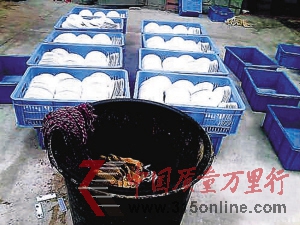 “康潔”碗筷消毒現(xiàn)場(chǎng)。 “康潔”碗筷消毒現(xiàn)場(chǎng)。