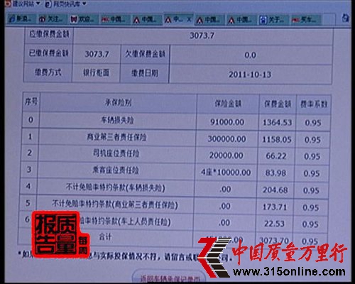央視再曝平安車險違規違法條款暗藏貓膩(圖)