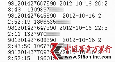 王奎從聯通公司查詢到,卡號為“981201427607590”電子充值卡在10月18日已被充值,卡號為“981201427645590”等4張電子充值卡,則在10月16日被充值,充值手機號顯示為海口等地。