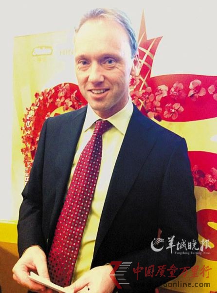 亨氏大中華區(qū)總裁司馬瀚。轉(zhuǎn)自羊城晚報