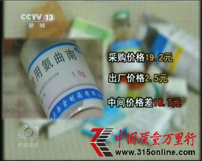 藥品價差懸殊。