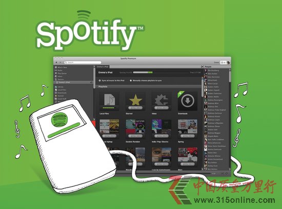 傳Spotify擬擴大移動網絡電臺服務范圍