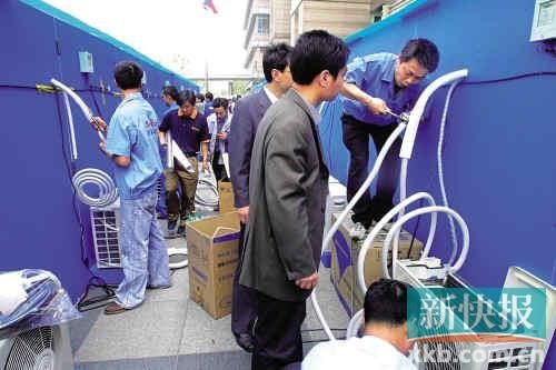 ■空調電源連接線一般為銅線，如果用銅包鋁的線時間一長會造成信號不通暢。(新華社資料圖/圖文無關)